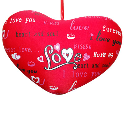 "Heart shape pillow - BST 13107- code003 (Soft toy) - Click here to View more details about this Product
